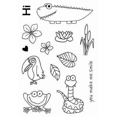 Jane's Doodles Clear Stamps - Smile